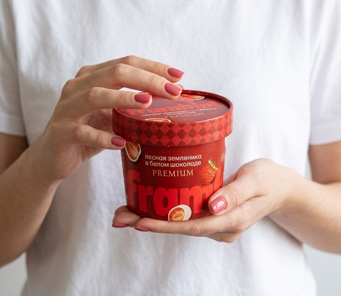ЛЕСНАЯ ЗЕМЛЯНИКА В ШОКОЛАДЕ «FRAMBINI»